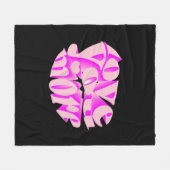 Couverture Polaire Love You More Clean Typography  (Devant (Horizontal))