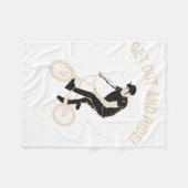 Couverture Polaire Lovely Rider Design (Devant (Horizontal))