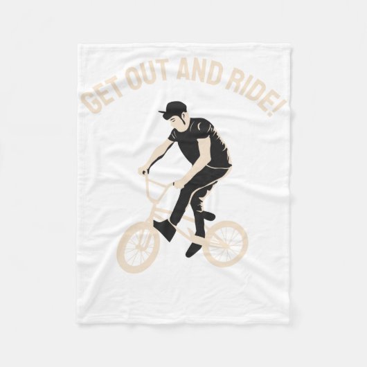 Couverture Polaire Lovely Rider Design (Devant)