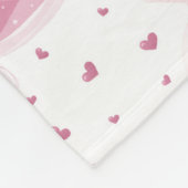 Couverture Polaire Lovely Valentine's Day Design thème Motif (Coin)
