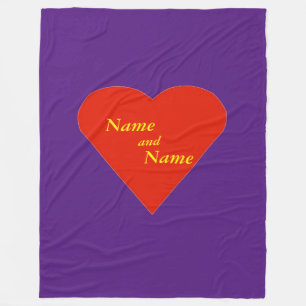 COUVERTURE POLAIRE LOVERS FLEECE BLANKET