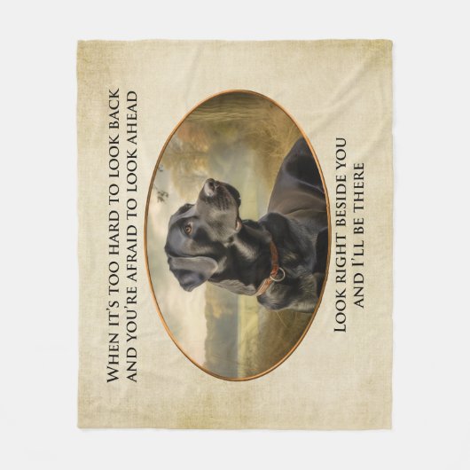 Couverture Polaire Loyal Black Lab (Devant)