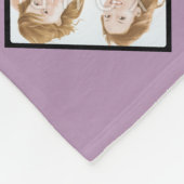 Couverture Polaire Lt Violet Fleece Blanket de photo de mosaïque (Coin)