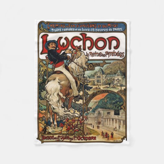 Couverture Polaire Luchon, Mucha (Devant)