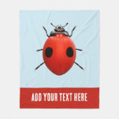 Couverture Polaire Lucky Ladybug (Devant)