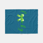 Couverture Polaire Lucky, St.patricks Day Coquette,shamrock Funny (Devant (Horizontal))