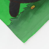 Couverture Polaire Lucky St. Patrick's Day Dog (Coin)