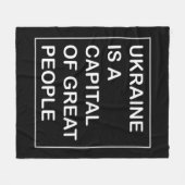 Couverture Polaire L'Ukraine est une capitale du grand Peuple Ukraine (Devant (Horizontal))