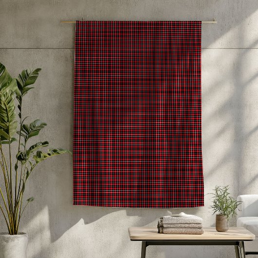 Couverture Polaire Lumberjack Thon - Rouge noir Plaid pour des nuits
