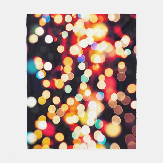 Couverture Polaire Lumière Abstraite : Arrière - plan de texture simp (Devant)