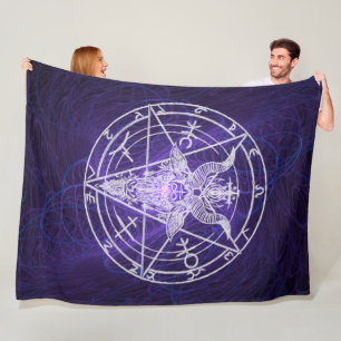 Couverture Polaire Lumière nulle de noir d'énergie de Baphomet
