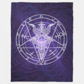 Couverture Polaire Lumière nulle de noir d'énergie de Baphomet (Devant)