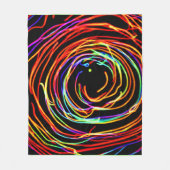 Couverture Polaire Lumière spirale (Devant)