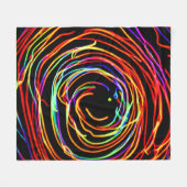 Couverture Polaire Lumière spirale (Devant (Horizontal))