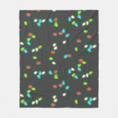 Couverture Polaire Lumières de Noël (Devant)