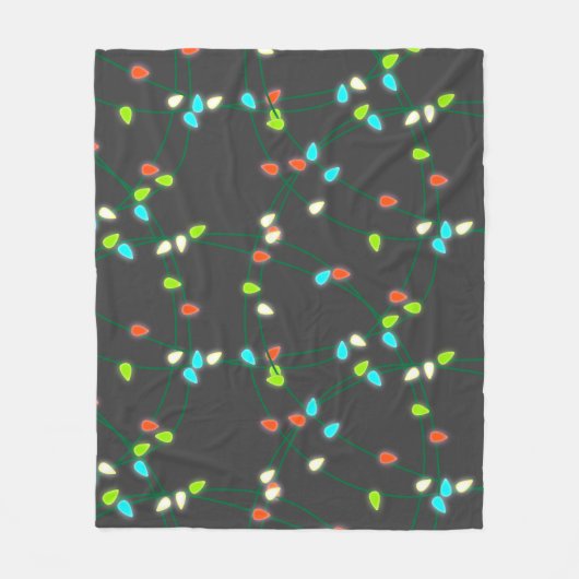 Couverture Polaire Lumières de Noël (Devant)