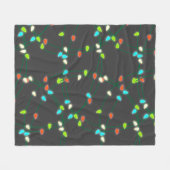 Couverture Polaire Lumières de Noël (Devant (Horizontal))