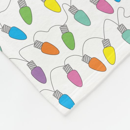 Couverture Polaire Lumières de Noël (Coin)