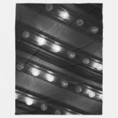 Couverture Polaire Luminaires noir et blanc (Devant)