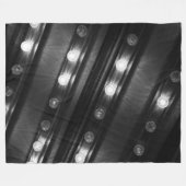 Couverture Polaire Luminaires noir et blanc (Devant (Horizontal))