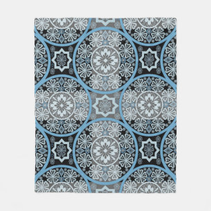 Couverture Polaire Lumineux abstrait couture sans couture motif roman