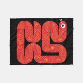 Couverture Polaire Lunar New Year 2025 - Year Of The Snake (Devant (Horizontal))