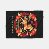 Couverture Polaire Lunar New Year Happy Chinese New Year Of The Horse (Devant (Horizontal))