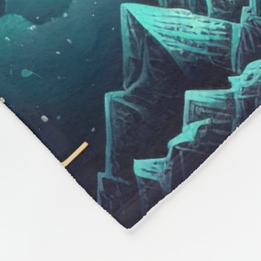 Couverture Polaire Lune céleste (Coin)