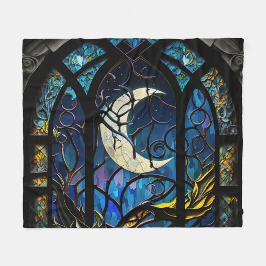 Couverture Polaire Lune de croissant en verre tendu (Devant (Horizontal))