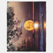 COUVERTURE POLAIRE LUNE MONTER SUR LA PLAGE (Devant)