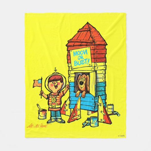 Couverture Polaire Lune ou buste ! (Devant)