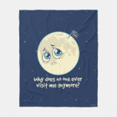 Couverture Polaire Lune triste (Devant)