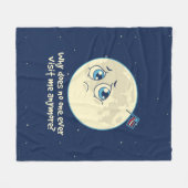 Couverture Polaire Lune triste (Devant (Horizontal))