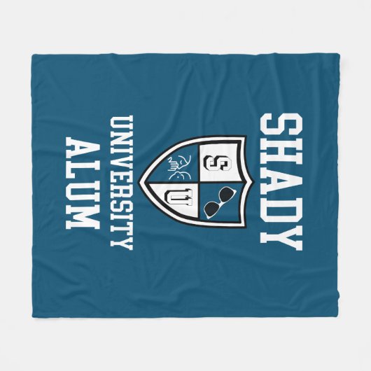 Couverture Polaire Lunettes de soleil de l'université Shady Alum bleu (Devant (Horizontal))