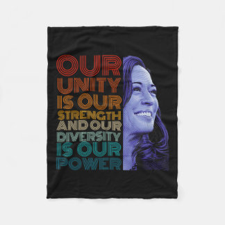 Couverture Polaire L'Unité Est Notre Force La Diversité Est Notre Pou