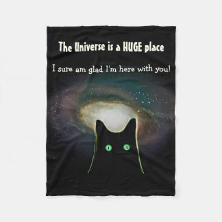 Couverture Polaire L'univers est un jet ÉNORME de chat noir de ~