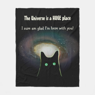 Couverture Polaire L'univers est un jet ÉNORME de chat noir de ~