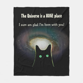 Couverture Polaire L'univers est un jet ÉNORME de chat noir de ~