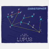 Couverture Polaire Lupus de constellation de l'hémisphère sud (Devant (Horizontal))