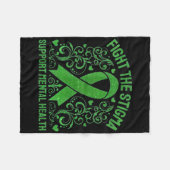 Couverture Polaire Lutte Contre La Sensibilisation À La Santé Mentale (Devant (Horizontal))