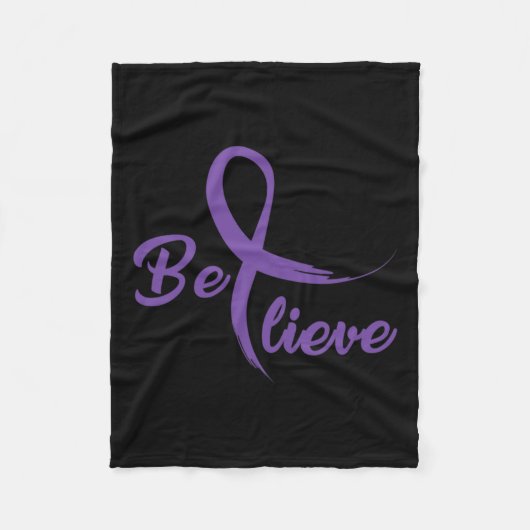 Couverture Polaire Lutte contre le cancer du pancréas Ruban 3 (Devant)