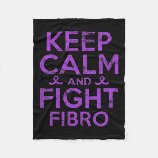 Couverture Polaire Lutte de sensibilisation à la fibromyalgie (Devant)