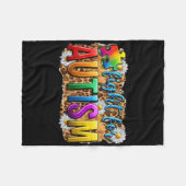 Couverture Polaire Lutter Pour L'Autisme Daisée Et Sensibilisation su (Devant (Horizontal))