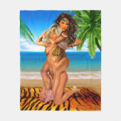 Couverture Polaire Lutteurs rusés de jungle (Devant)