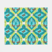 Couverture Polaire Luxe green garden art (Devant (Horizontal))