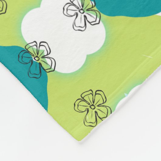 Couverture Polaire Luxe green garden art (Coin)