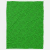 Couverture Polaire Luxe Moderne Élégant Amour Vert Coeur (Devant)