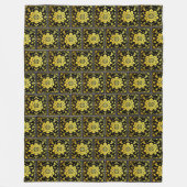 Couverture Polaire Luxe Moderne Elégante Collection Florale (Devant)