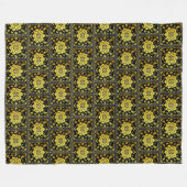 Couverture Polaire Luxe Moderne Elégante Collection Florale (Devant (Horizontal))