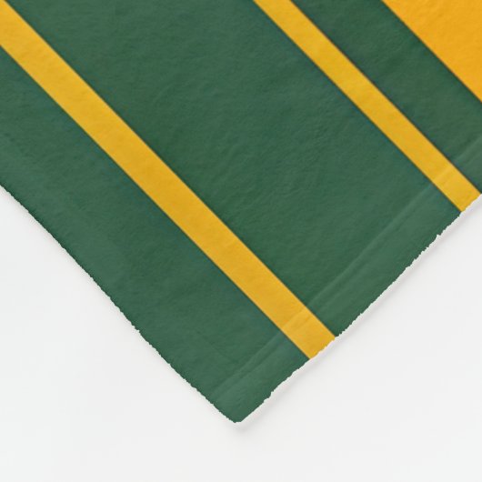 Couverture Polaire Luxe Moderne Green Gold Linen Texture Collection (Coin)